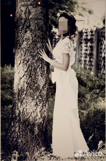 Платье белое