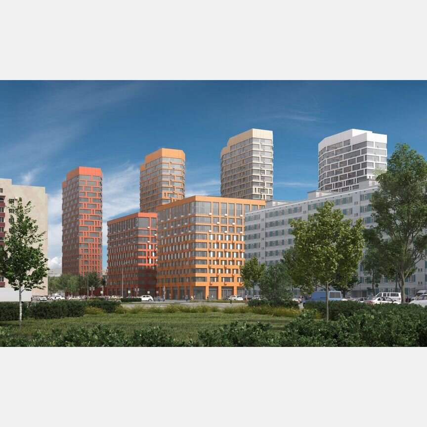 2-к. квартира, 58,5 м², 16/25 эт.