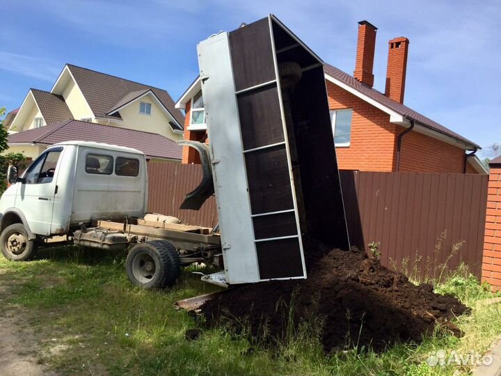 Песок пгс Чернозем Навоз Щебень Гравий Самосвал