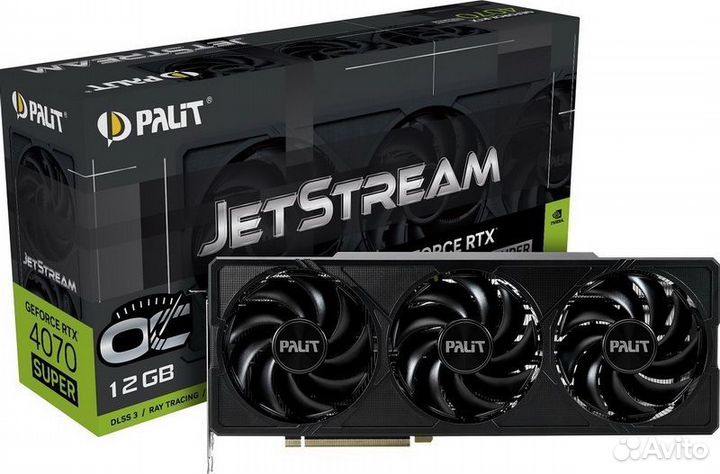 RTX 4070 Super JetStream OC новая видеокарта Palit