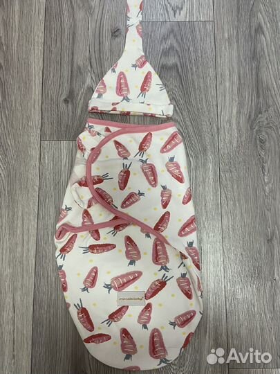 Кстюмчик для новорожденного с пеленкой конвертом