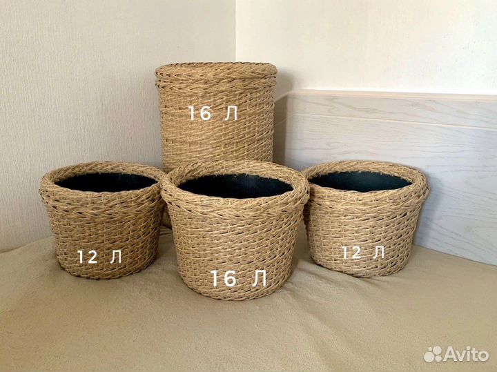 Набор кашпо цилиндр уличный