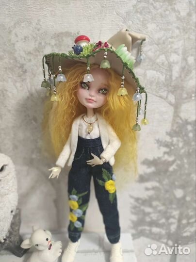 Кукла ооак Цветочная Ведьма