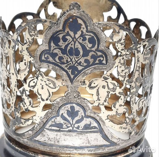 Подстаканник серебряный 875пр