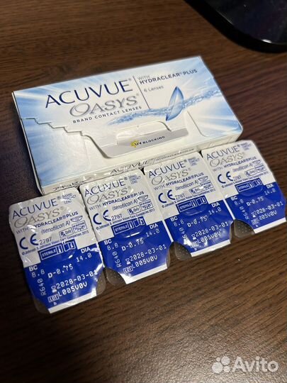 Линзы контактные acuvue oasys двухнедельные