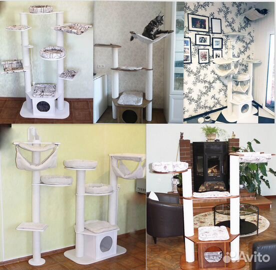 Домик и когтеточка для кошек