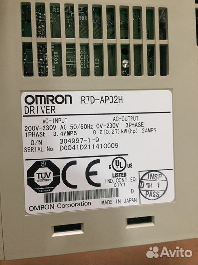 Сервопривод драйвер Omron