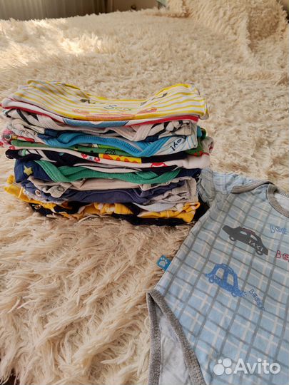 Вещи пакетом для мальчика от 68 до 92 размера