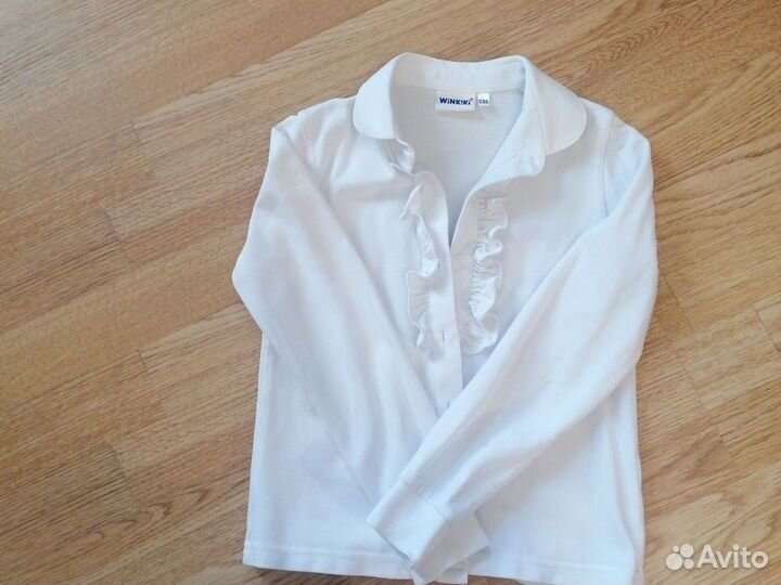 Блузка школьная 128- 134