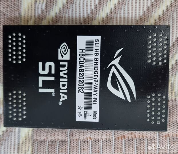 SLI мост Nvidia (Asus ROG)