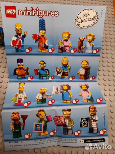 Lego simpsons, ninjago минифигурки