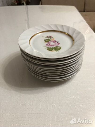 Фарфоровые тарелки СССР новые