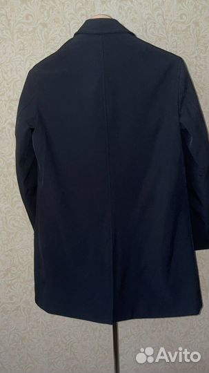 Плащ тренч мужской черный