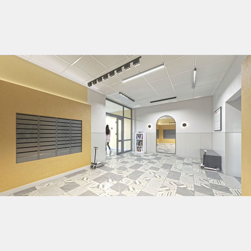 1-к. квартира, 39,5 м², 3/16 эт.