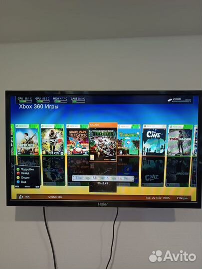 Xbox 360 Slim 320гб+много игр+гарантия