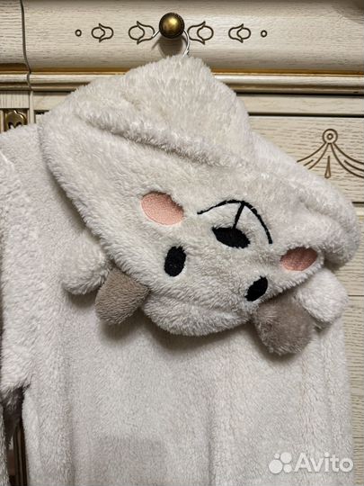 Халат женский пушистый