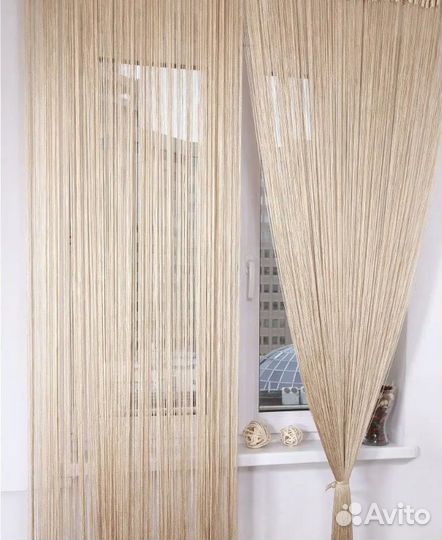 Шторы нитяные кисея