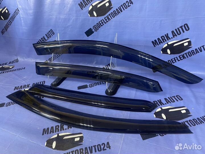 Дефлекторы окон,Ветровики Honda Civic 2017- хэтч