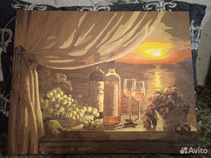 Готовая картина по номерам