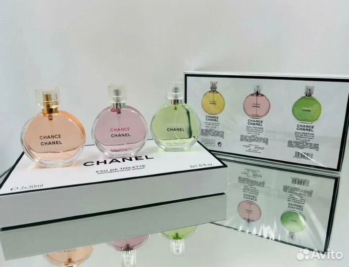 Набор парфюмерии женский Chanel chance 3х30 мл