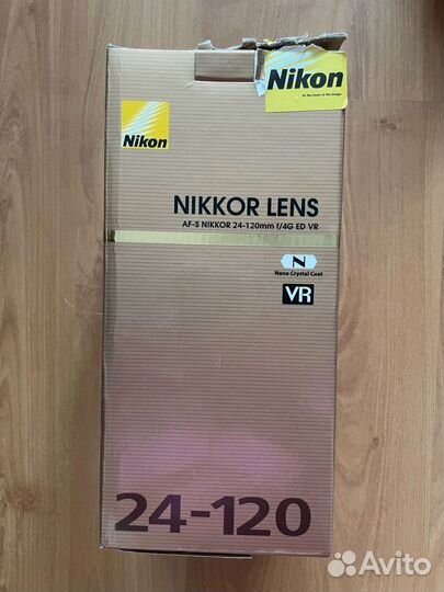 Объектив nikon AF-S Nikkor 24-120mm f/4G ED VR