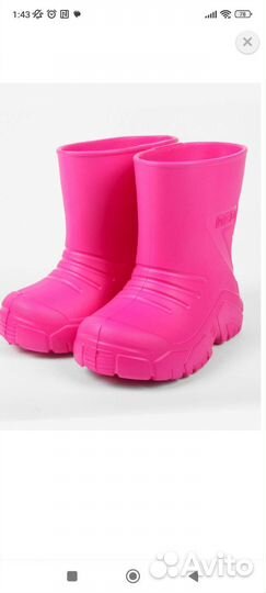 Детские резиновые сапоги