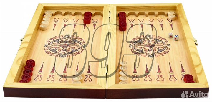 Шахматы, нарды, шашки Малахит (49294)