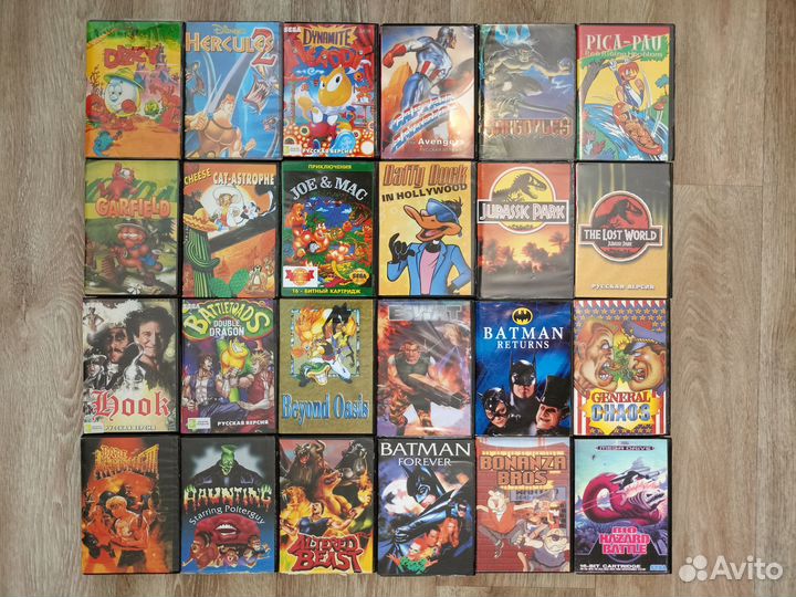 Картриджи Sega в боксах (84 шт) Часть 1, От A до L