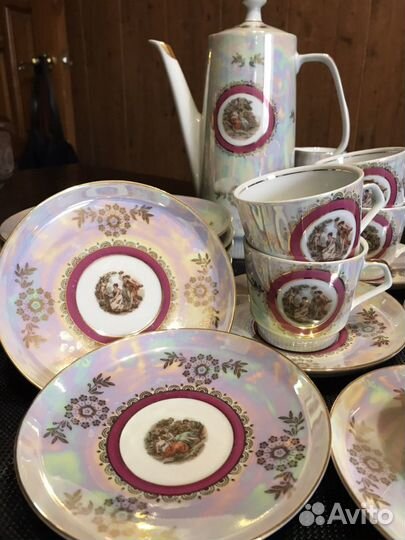 Сервиз чайный, кофейный, фарфор