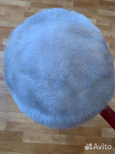 Шапки береты женские из меха норки