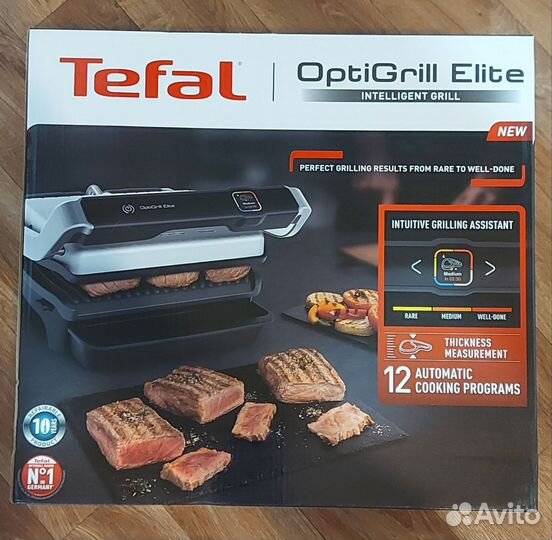 Новый автоматический гриль Tefal optigrill elite