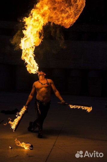 Фаер шоу, огненно-пиротехническое шоу