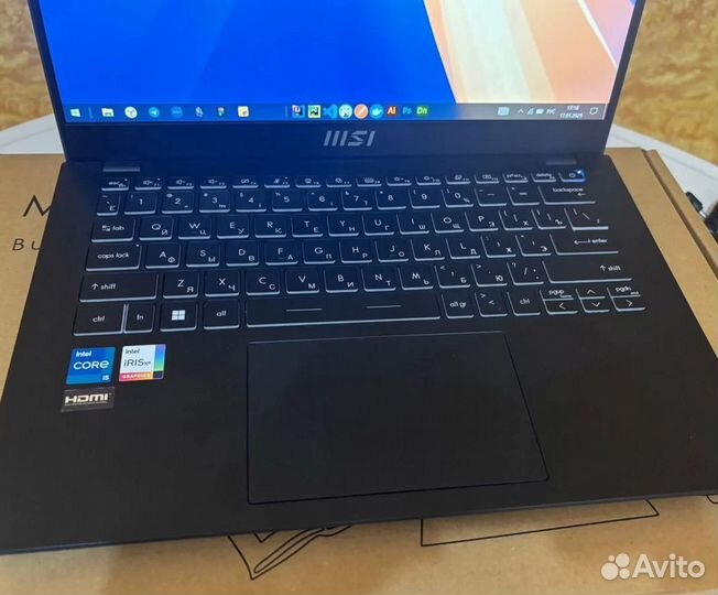 Ноутбук msi modern 14 intel core i5-1235U