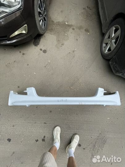 Накладка на передний бампер mugen, Honda civic 4d