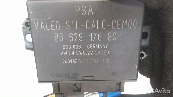 Блок управления парктрониками Citroen C6, 2007