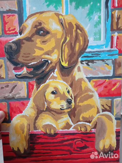 Картина акрилом