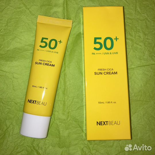 Солнцезащитный крем для лица spf 50 nextbeau