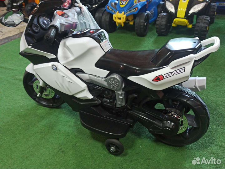 Детский мотоцикл, электромобиль