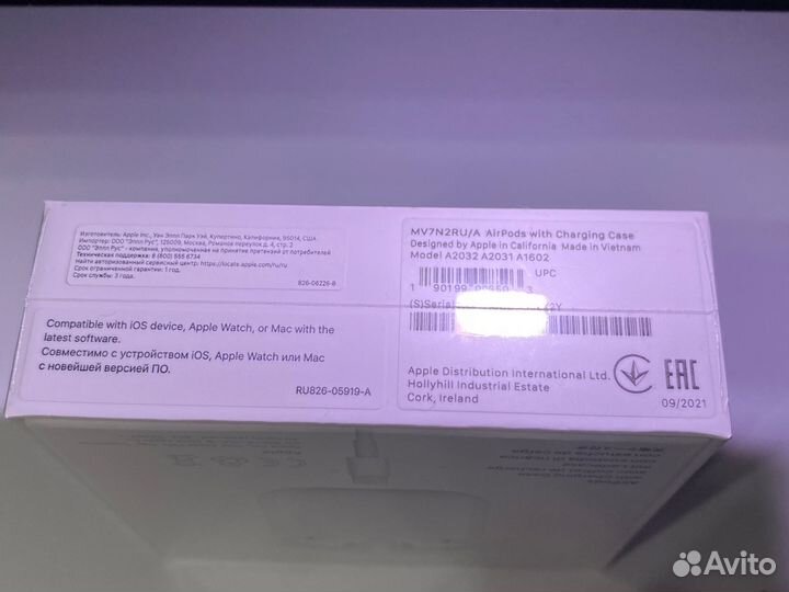 Apple AirPods 2 оригинал (рст)