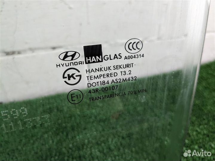 Стекло переднее левое Hyundai Matrix 2004