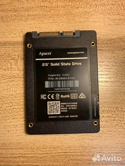 SSD 512 гб 2.5