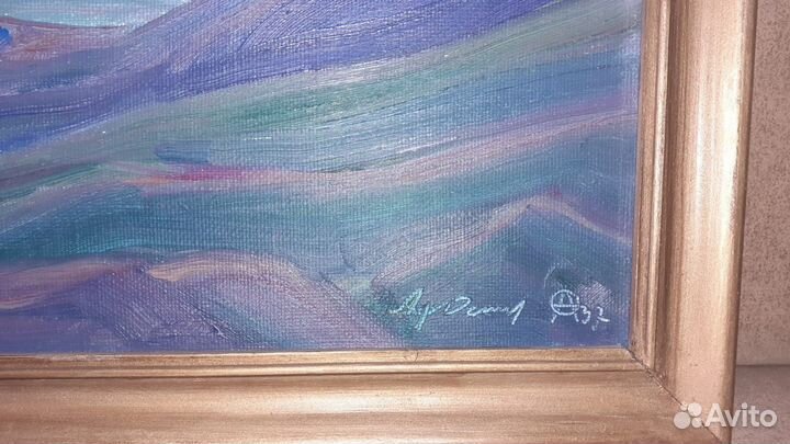 Афанасий Осипов. Пейзаж холст маслом. Якутия