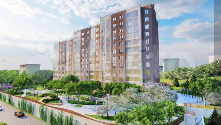 2-к. квартира, 66,7 м², 9/9 эт.