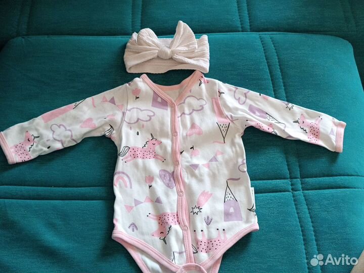 Вещи пакетом на девочку 74 80