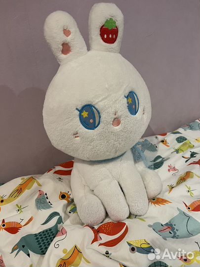 Большая мягкая игрушка заяц