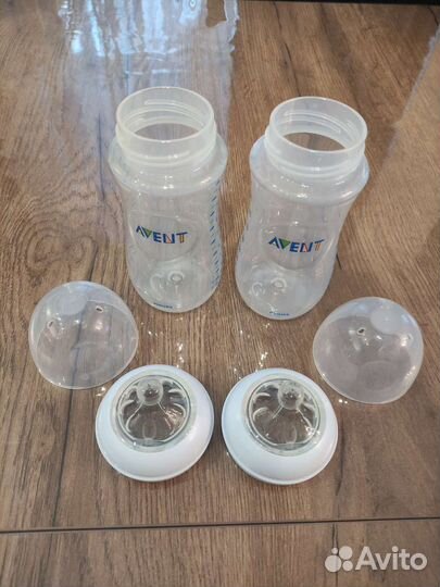 Соски для густых жидкостей и бутылочки avent