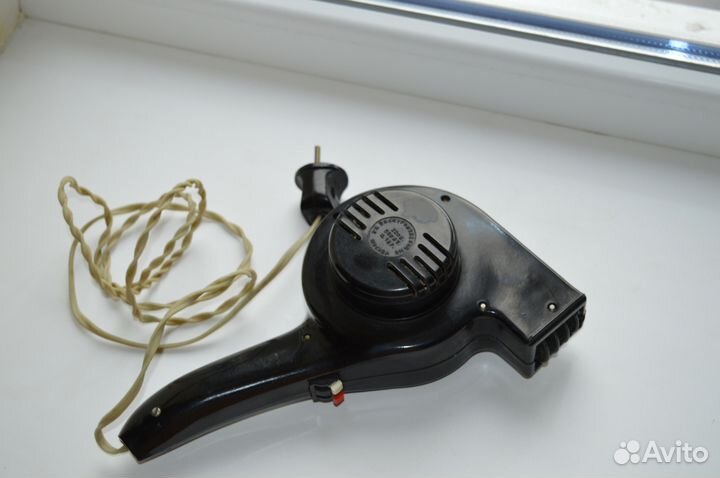 Советский фен для волос, гребешок