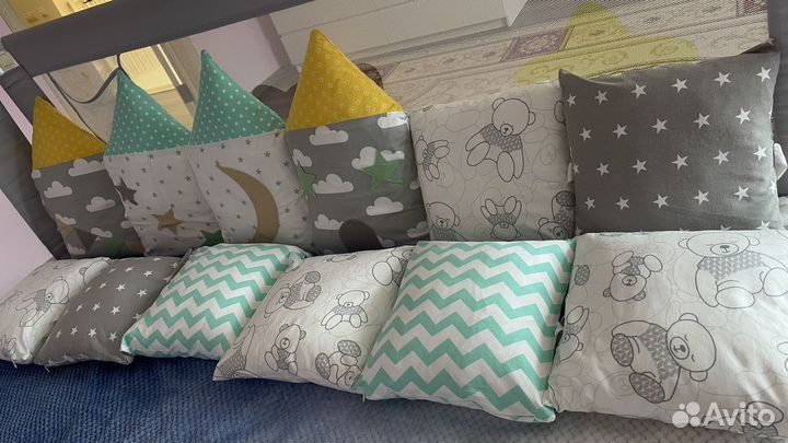 Подушки в кроватку