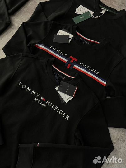 Свитшот Tommy Hilfiger трехнитка мужской