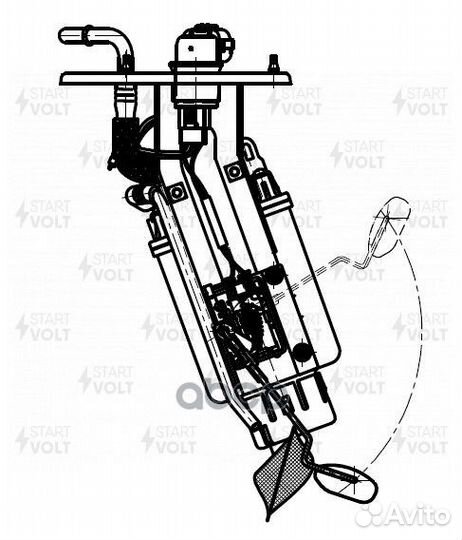 Модуль топливного насоса для а/м Hyundai Sonata NF